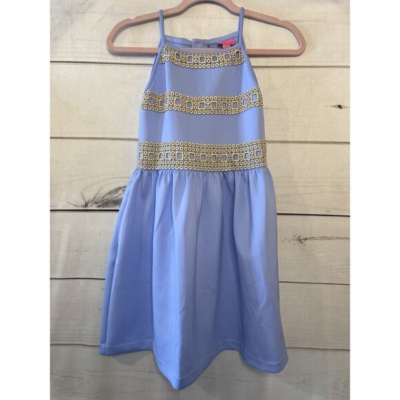 Lilly Pulitzer Girls XL Periwinkle Formal Dress - Picture 1 of 5